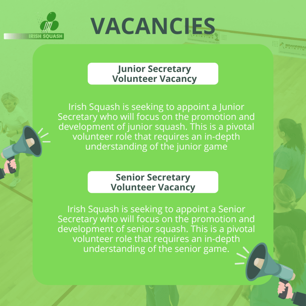 Vacant Junior & Senior Secretary Roles