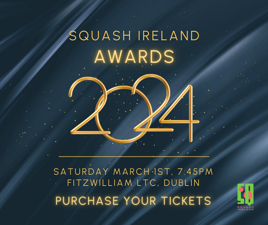 Squash Ireland Awards 2024 – Finalists